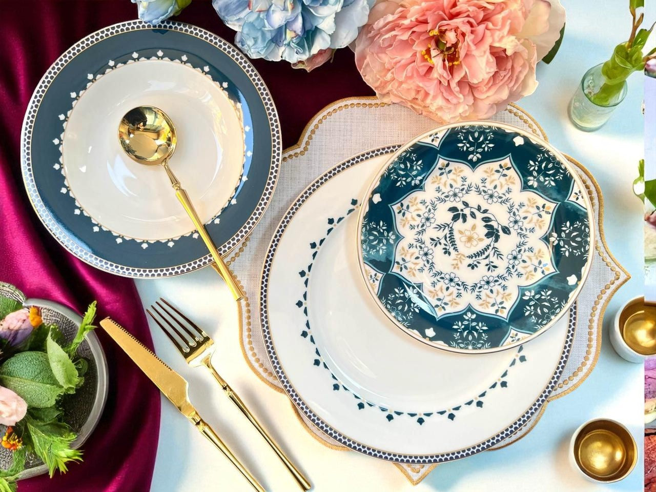 Luxury 18-Piece Plate Set – Ideal for 6-Person Table Setting