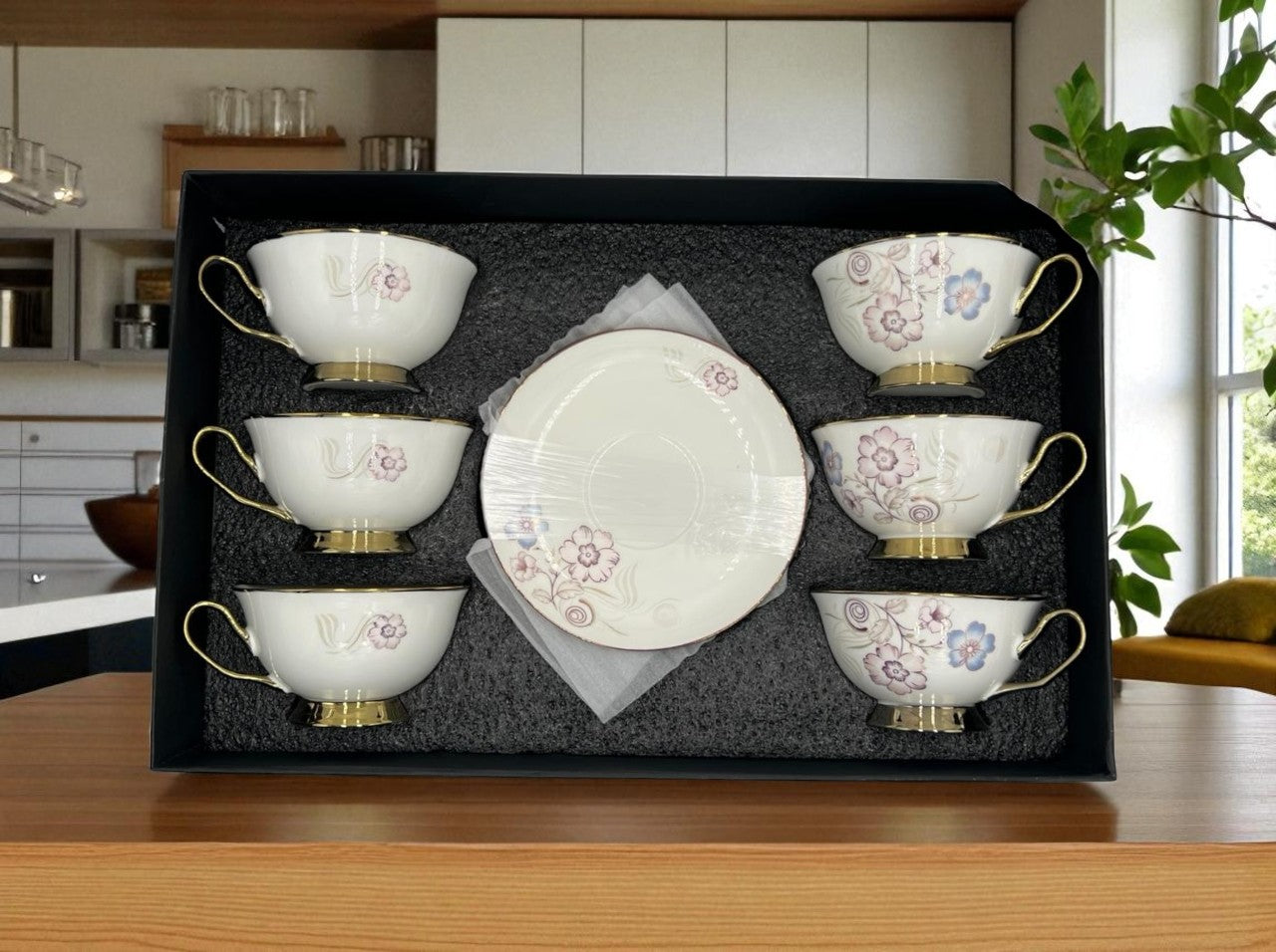 Imperial Elegance Cup & Saucer Set 12 (Pcs)