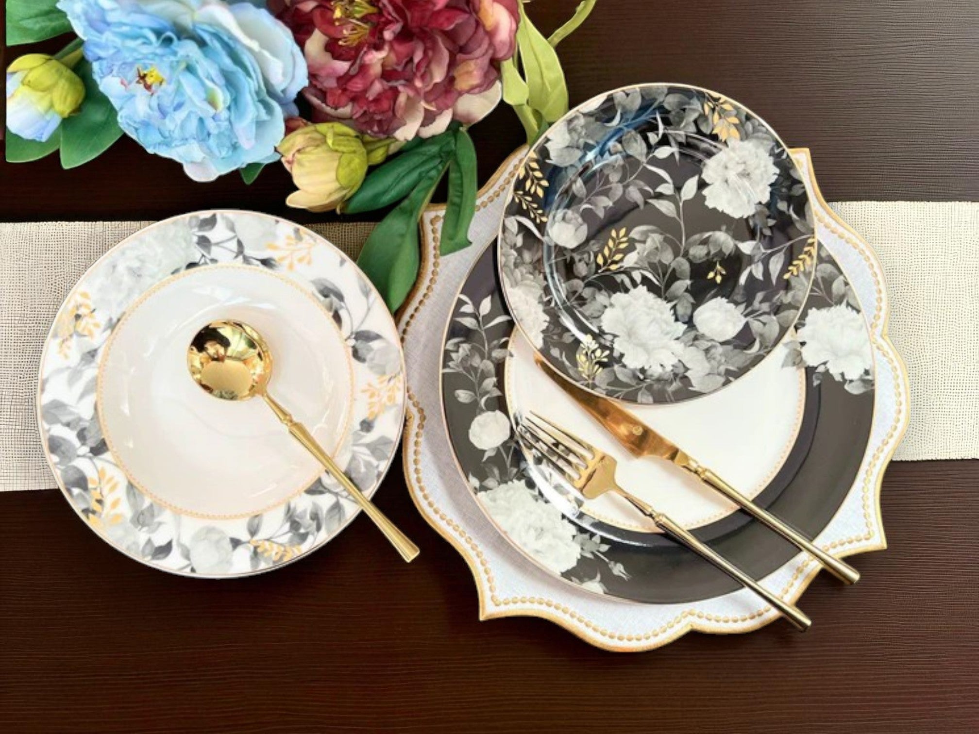 Luxury 18-Piece Plate Set – Ideal for 6-Person Table Setting