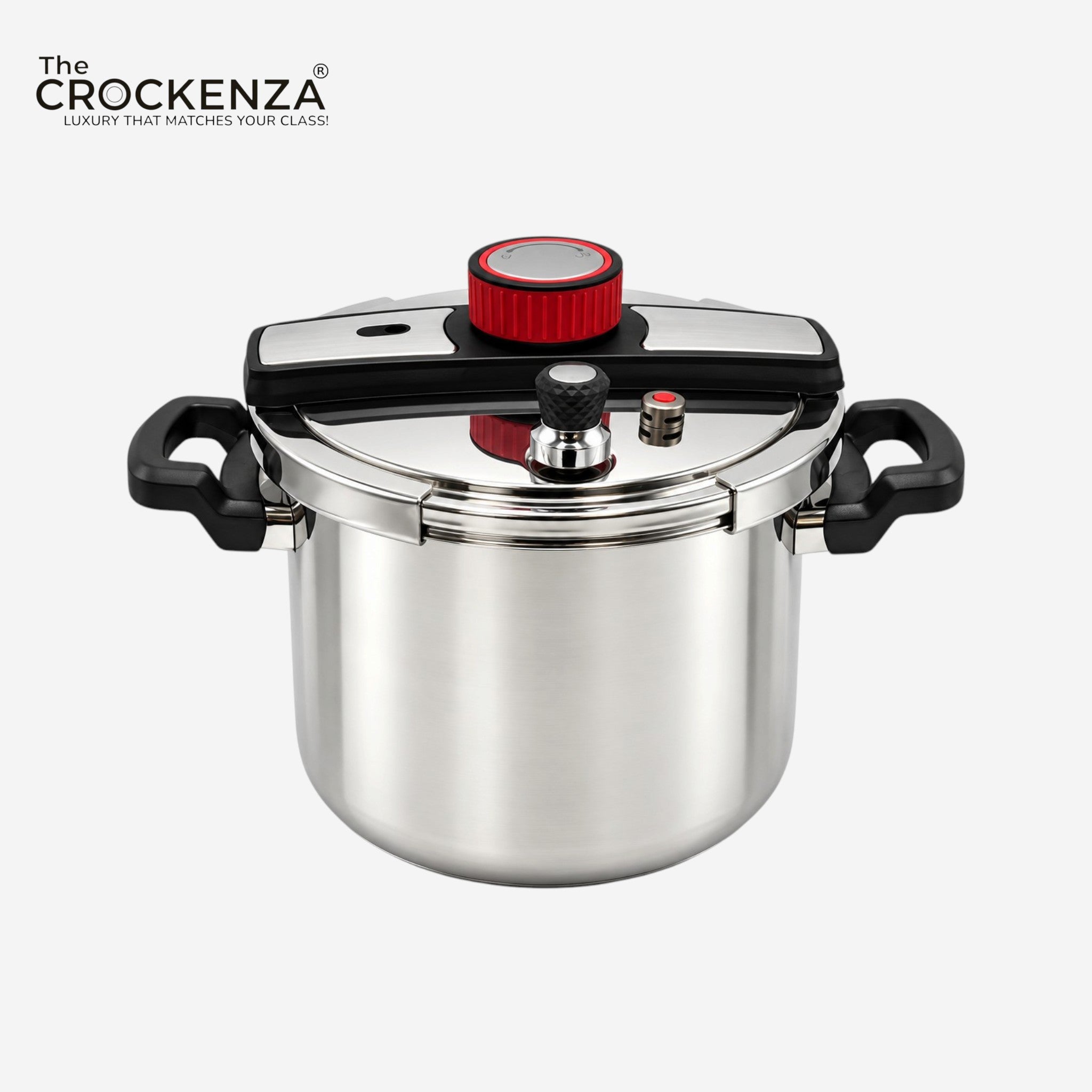 Imported Tornado 2-in-1 Pressure Cooker with Tempered Glass Lid & Steamer