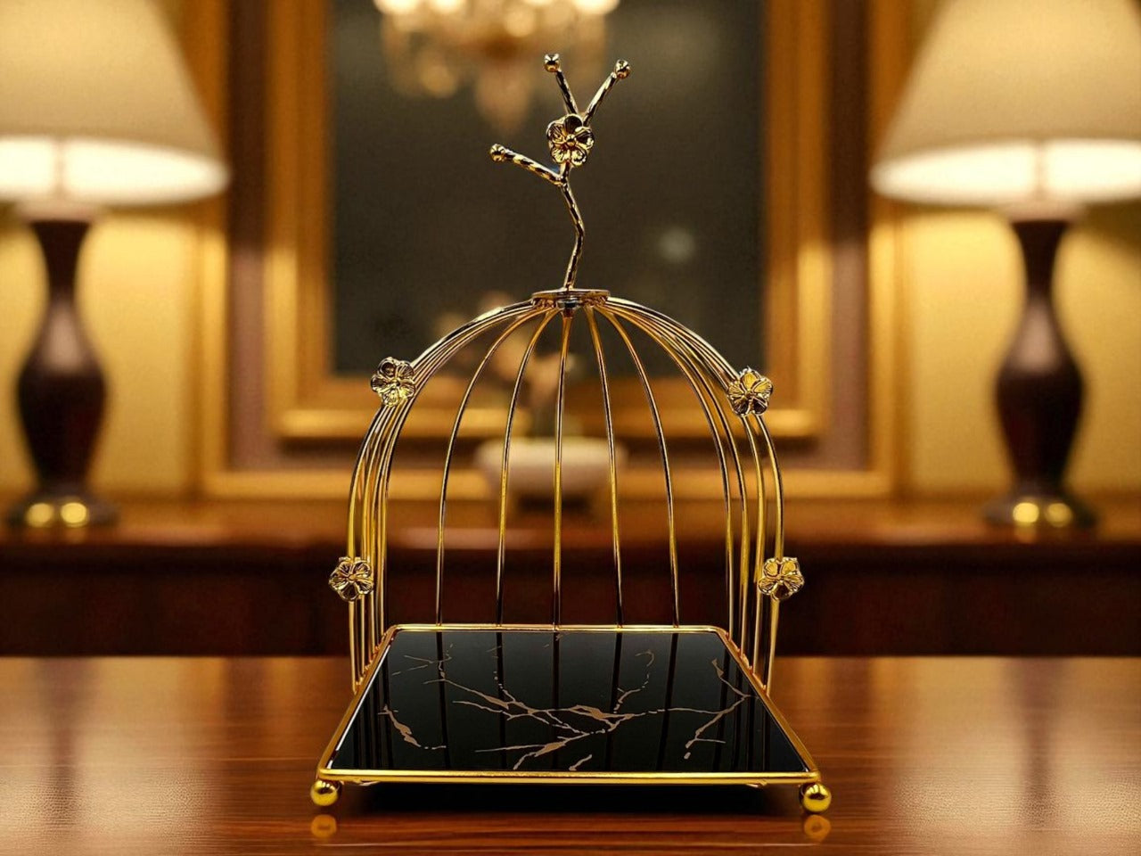 Gold Pastry Serving Stand – Elegant Dessert & Luxury Tableware