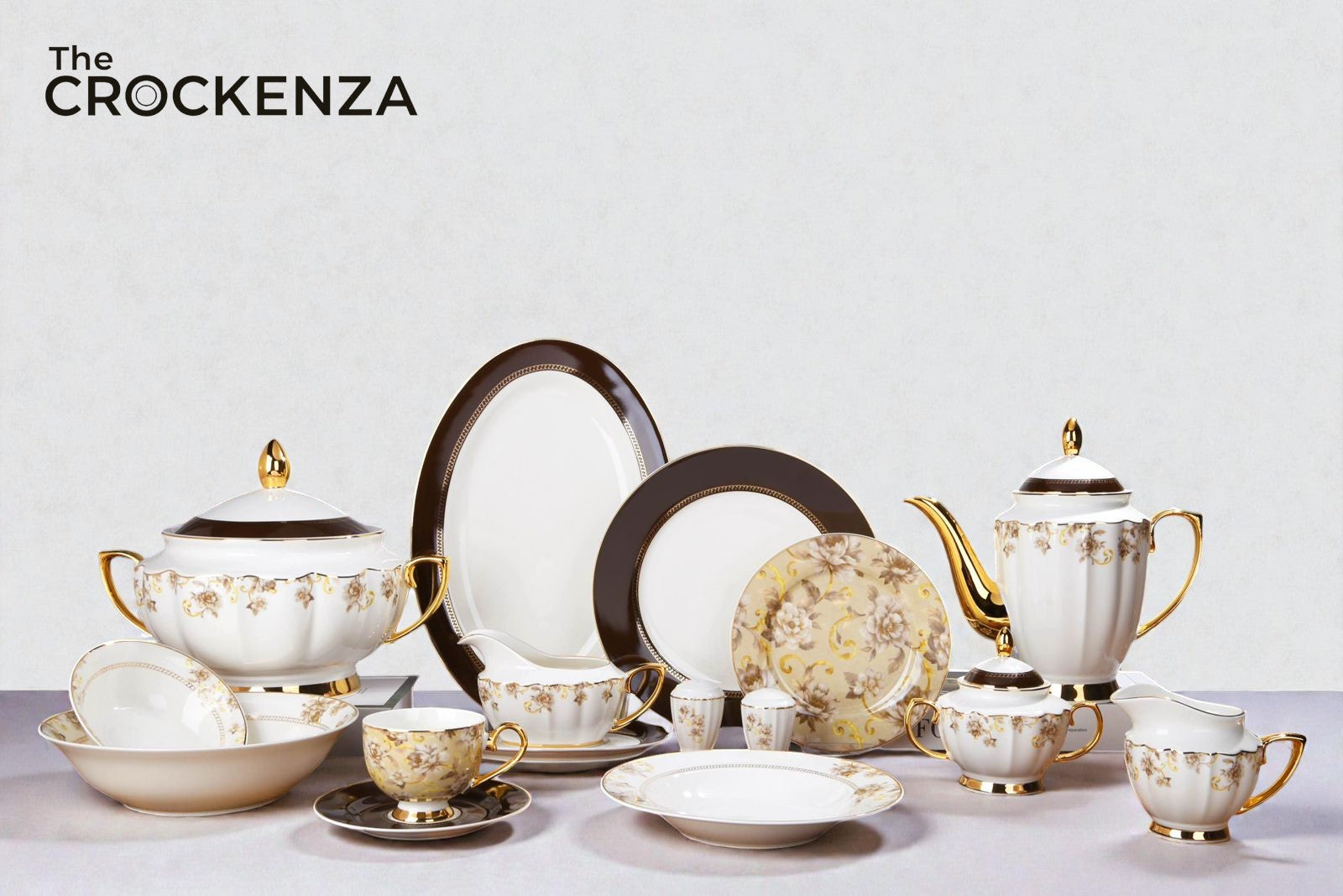 Imported Johnson Bros inspired Complete Dining Set - Available in two serving sizes