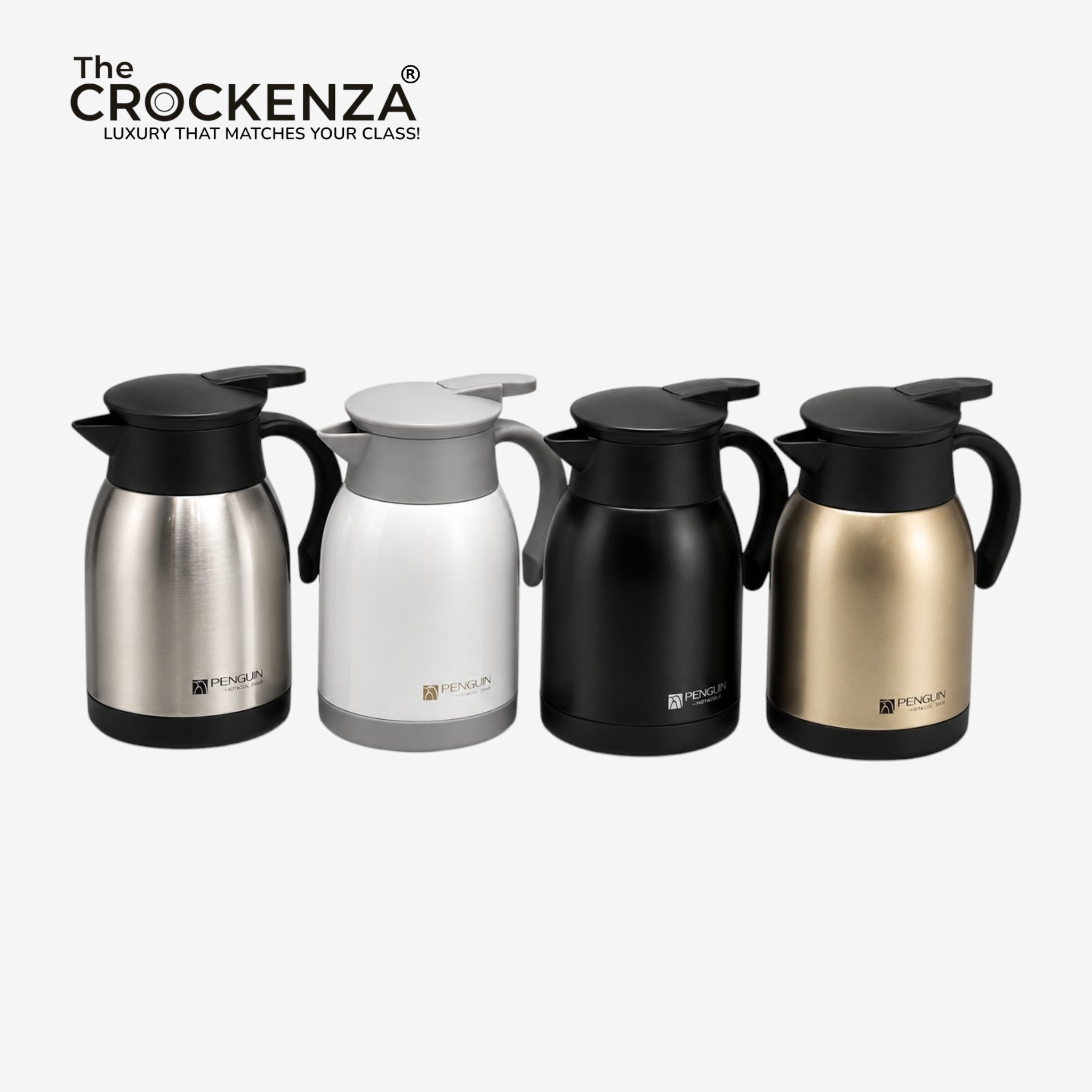 Luxury Penguin 750ML Stainless Steel Vacuum Thermos Flask – Insulated Hot & Cold Carafe