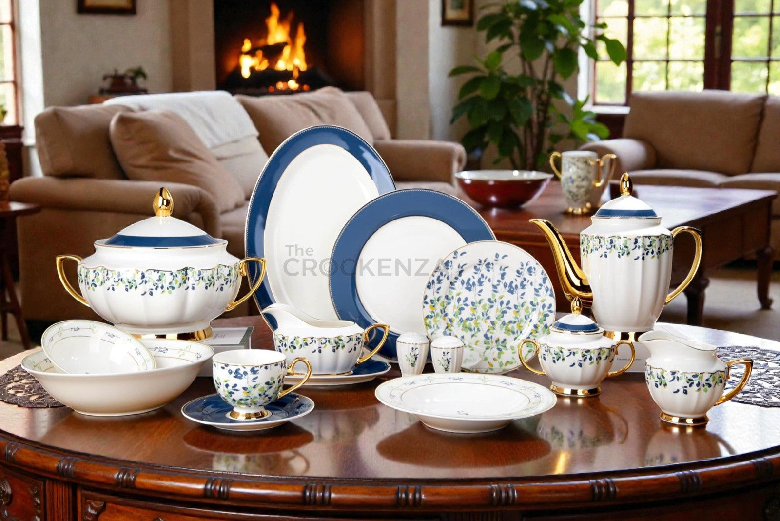 Imported Johnson Bros inspired Complete Dining Set - Available in two serving sizes