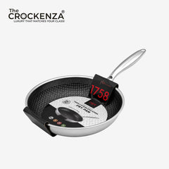 OSFE 24CM Tri-Ply Stainless Steel Fry Pan – Premium Non-Stick Cooking Pan