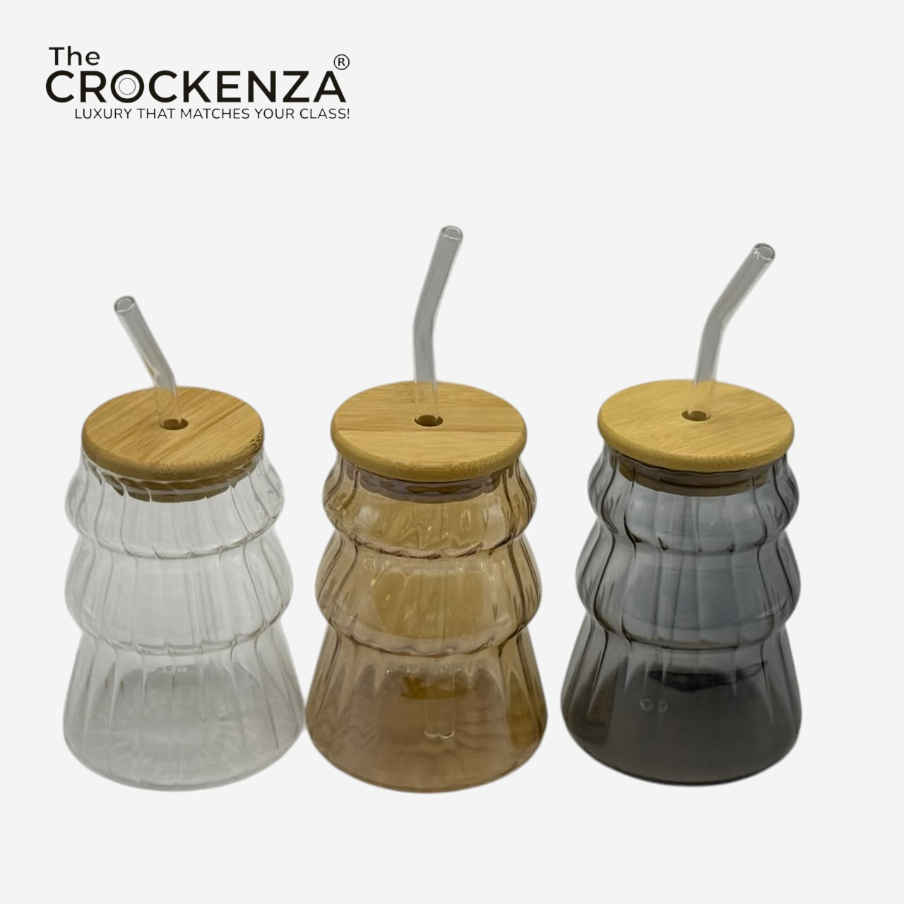 Luxury Glass Sipper with Bamboo Lid & Reusable Glass Straw