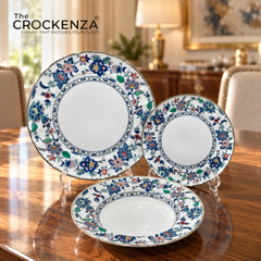 Luxury Royal Albert Inspired 18-Piece Floral Plate Set – Ideal for 6-Person Table Setting
