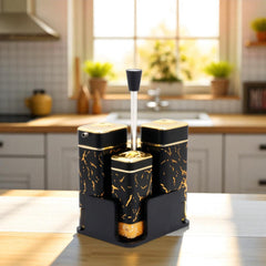 Elegant Condiment Jar Set – Perfect for Sauces, Spices & More