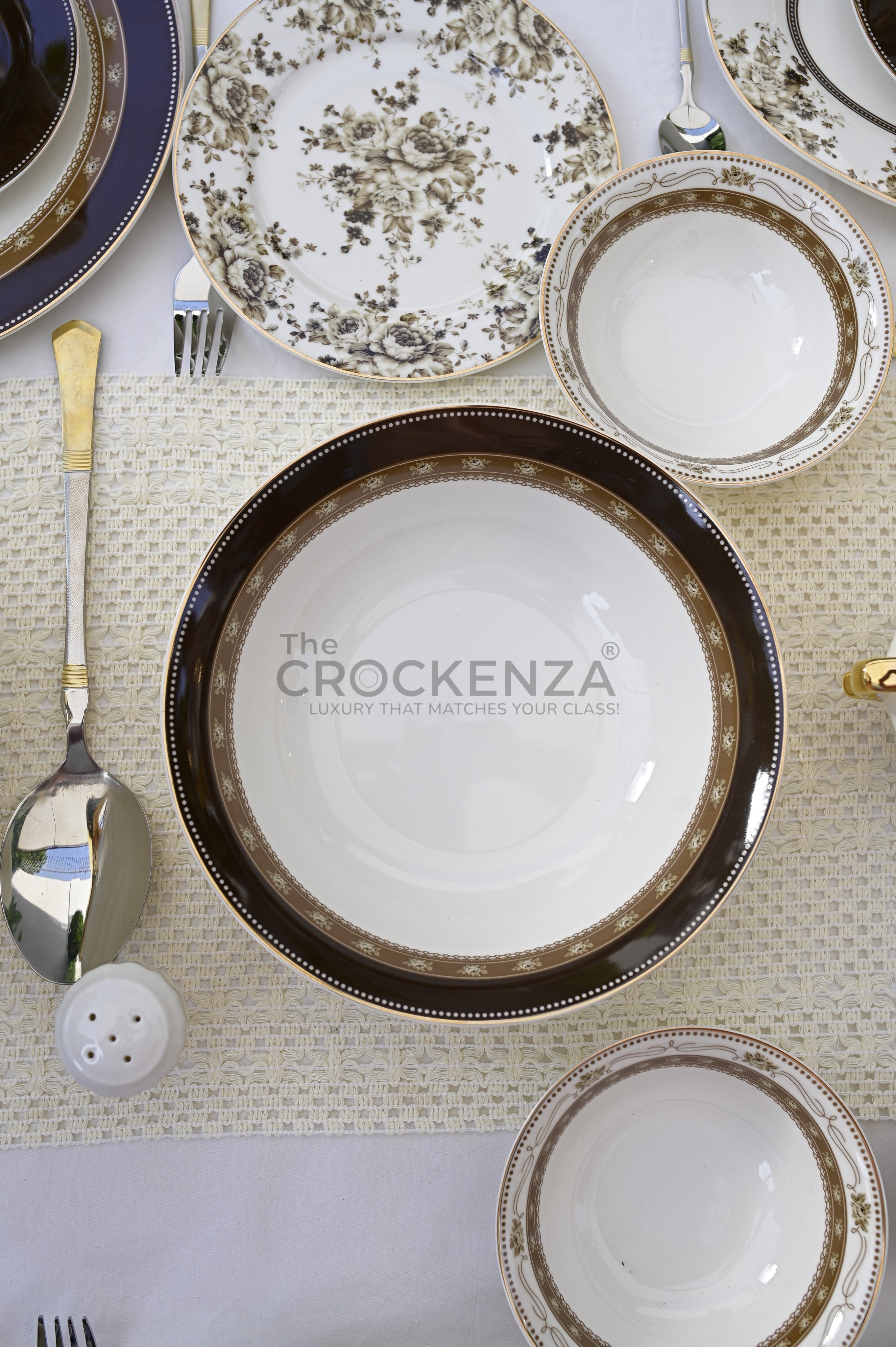 Imported Johnson Bros inspired Luxury Floral Dining Set - Available in two serving sizes