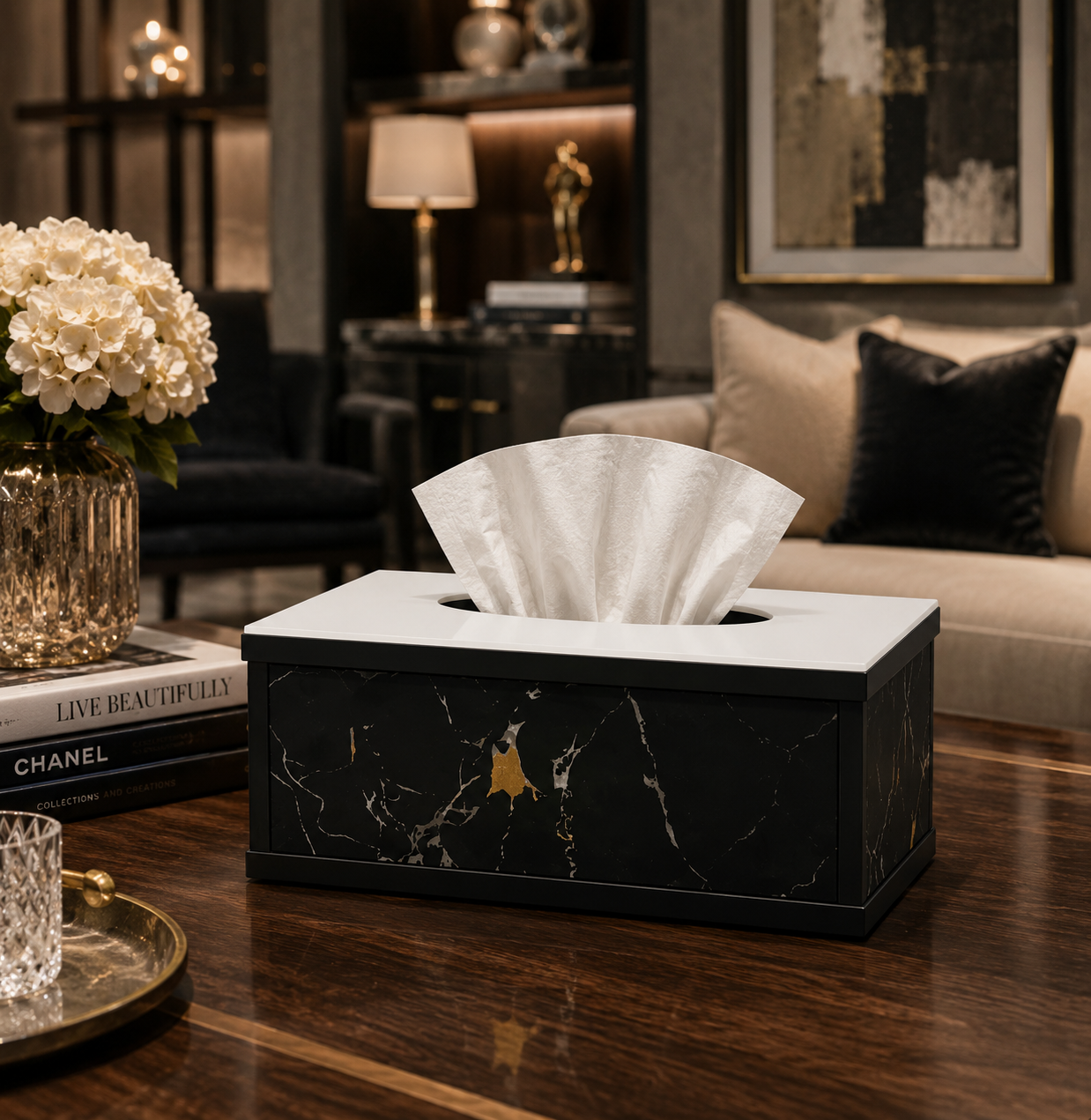 Luxury Premium Tissue Box – Elegant Decorative Tissue Box for Home, Office & Car