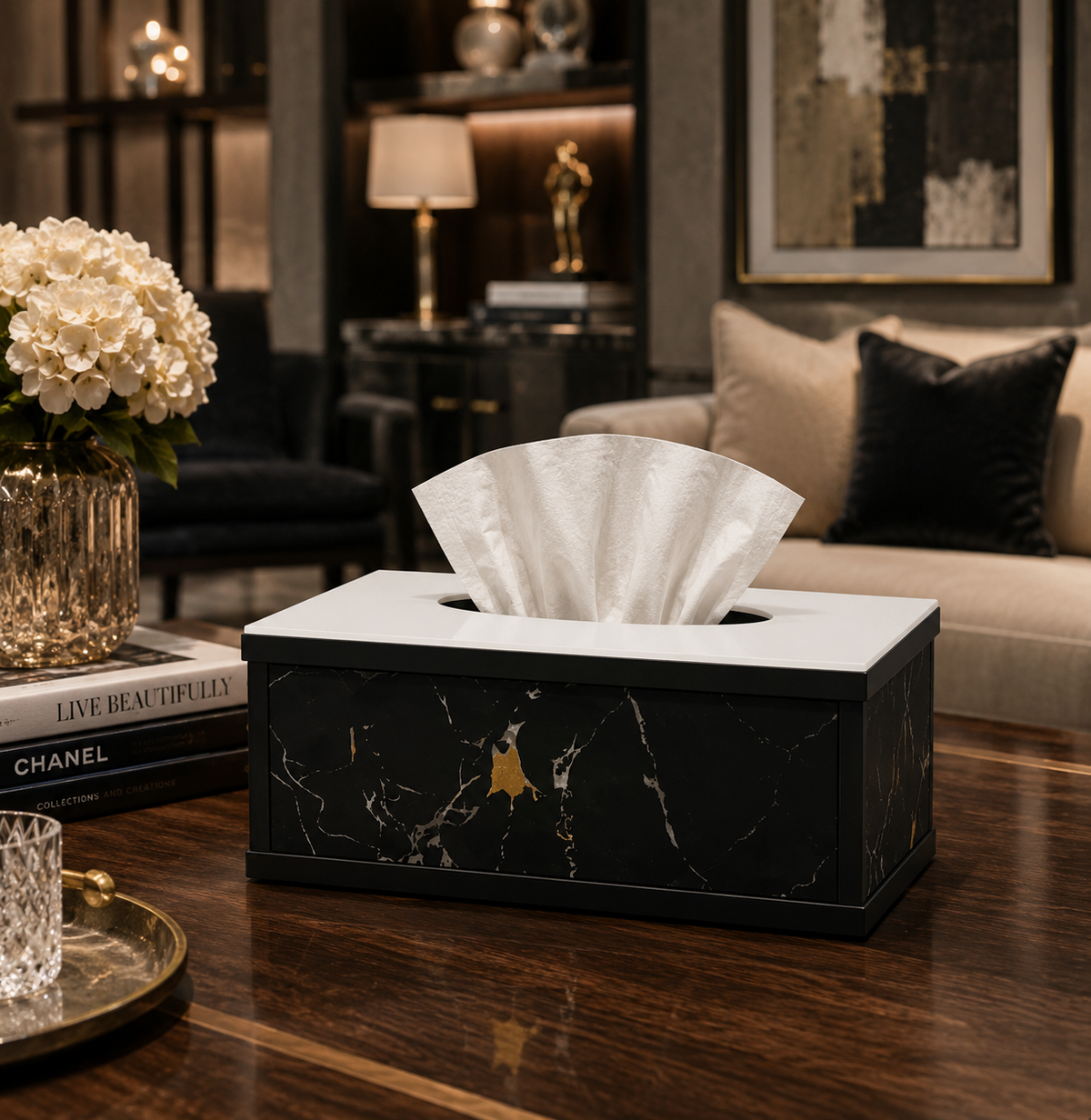 Luxury Premium Tissue Box – Elegant Decorative Tissue Box for Home, Office & Car