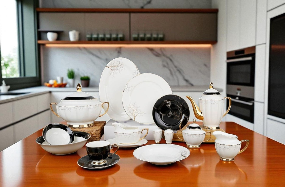 Premium Johnson Bros Inspired 65-Piece Dinnerware Set DS-008