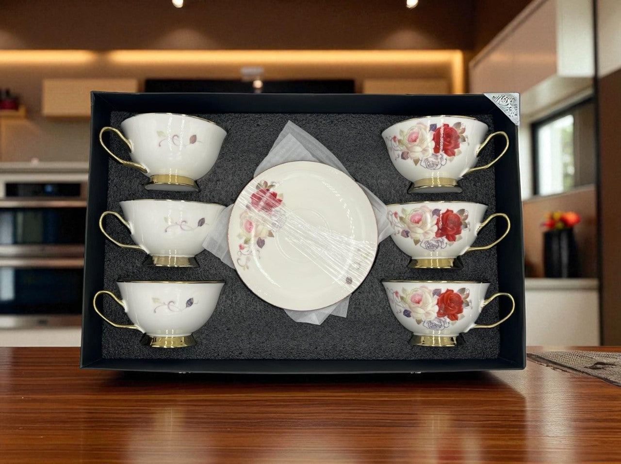 Imperial Elegance Cup & Saucer Set 12 (Pcs)