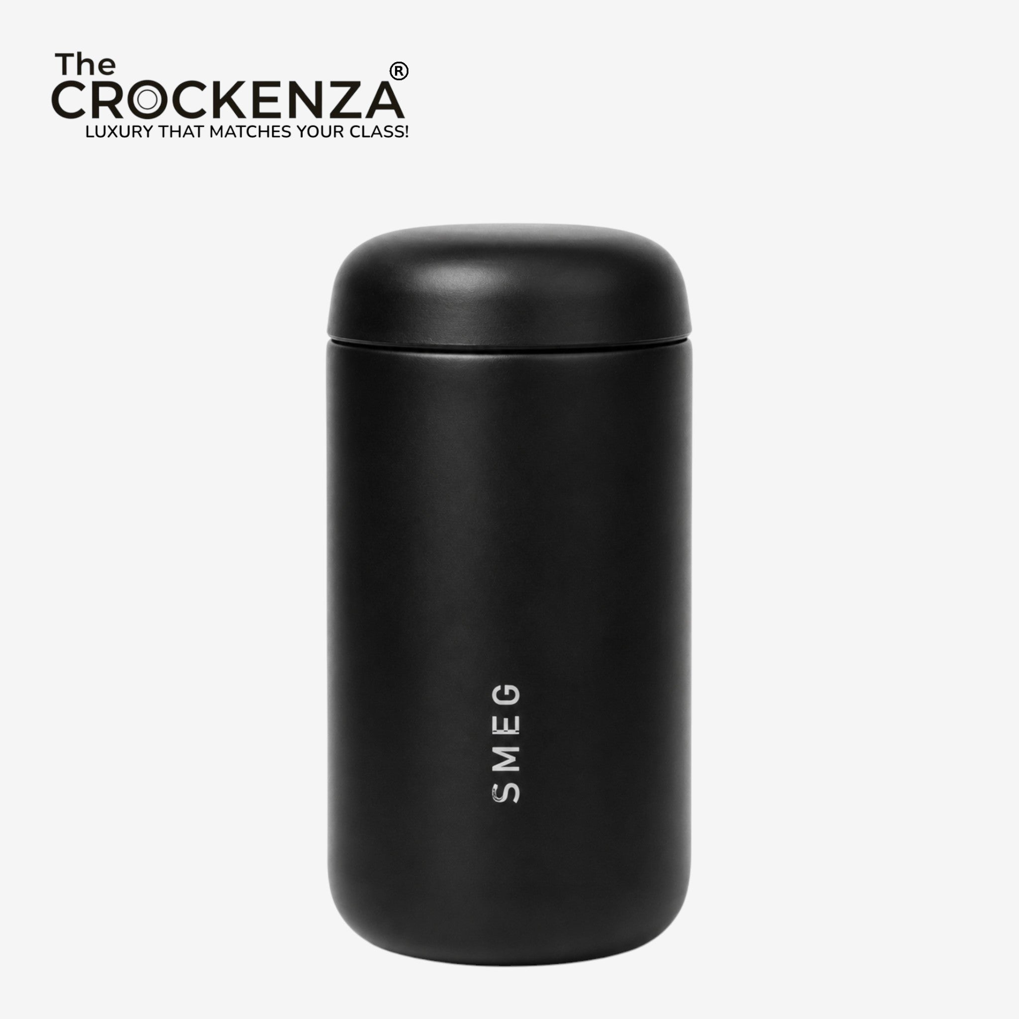 SMEG Capsule Coffee Cup 350ML – Premium Stainless Steel Insulated Travel Mug - Black