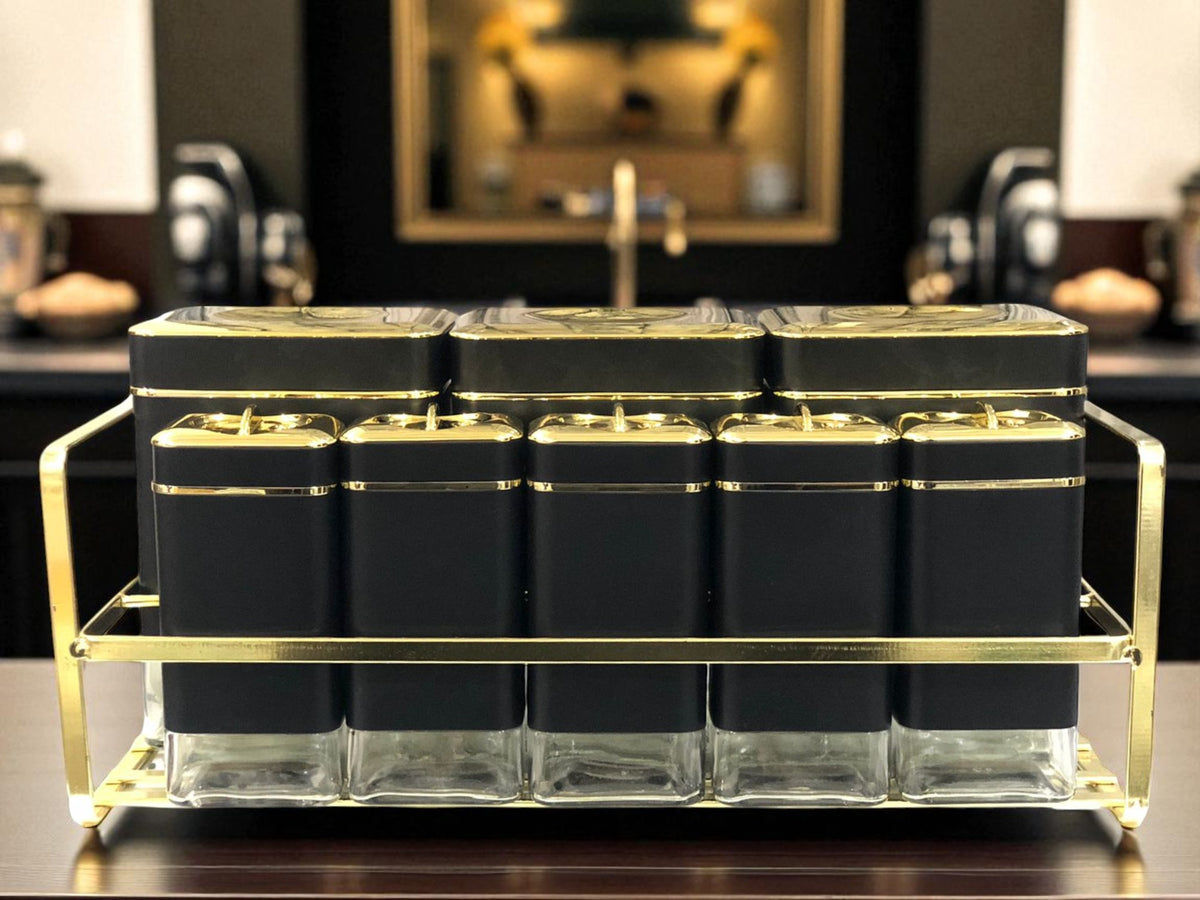 Premium 8-Piece Storage Canister Set for an Organized Kitchen