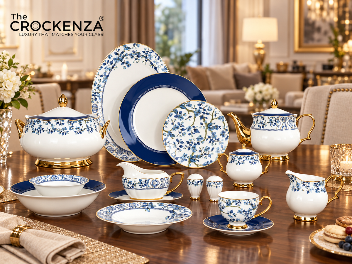 Imported Johnson Bros inspired Luxury Floral Dining Set - Available in two serving sizes