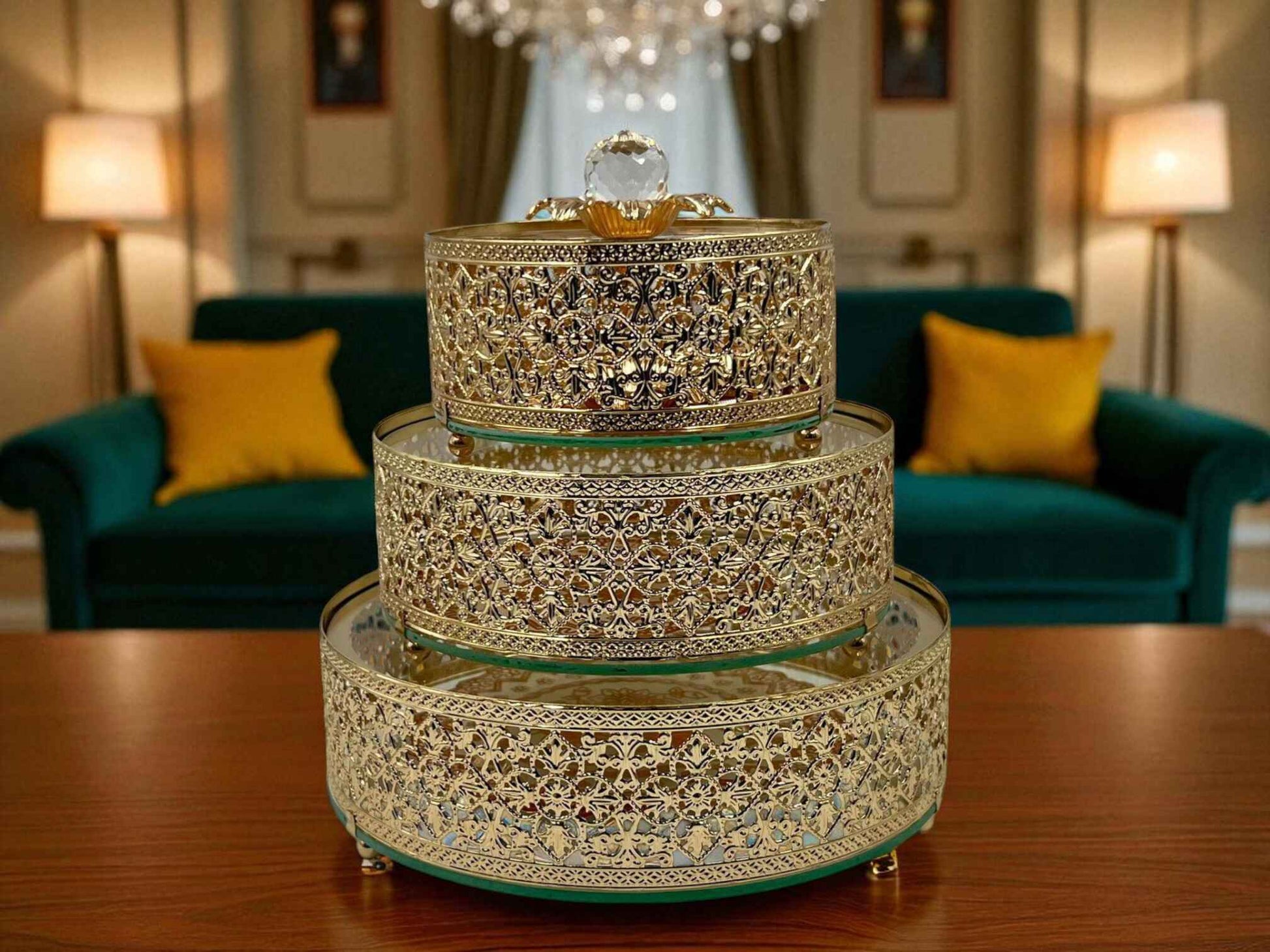 Premium Candy Dish Set – 3-Piece Decorative Tableware