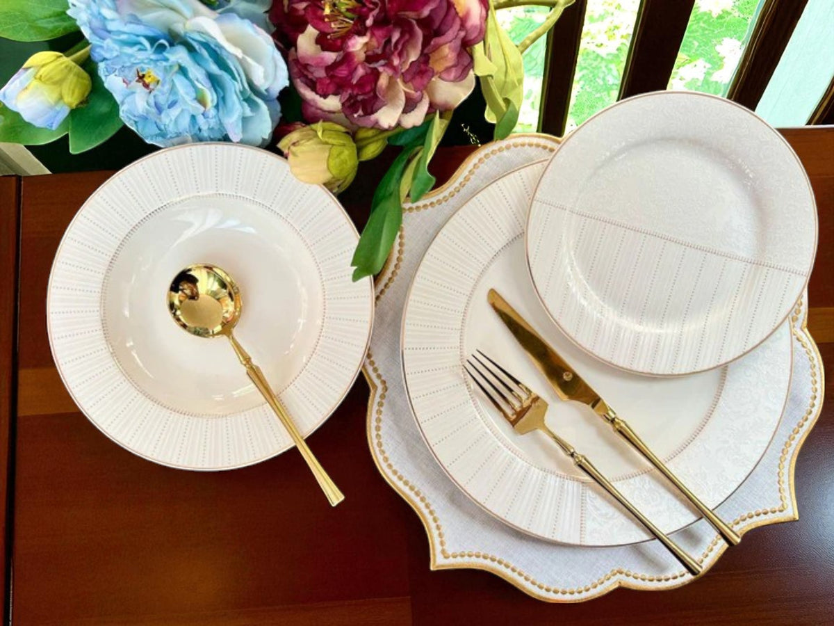 Luxury 18-Piece Plate Set – Ideal for 6-Person Table Setting