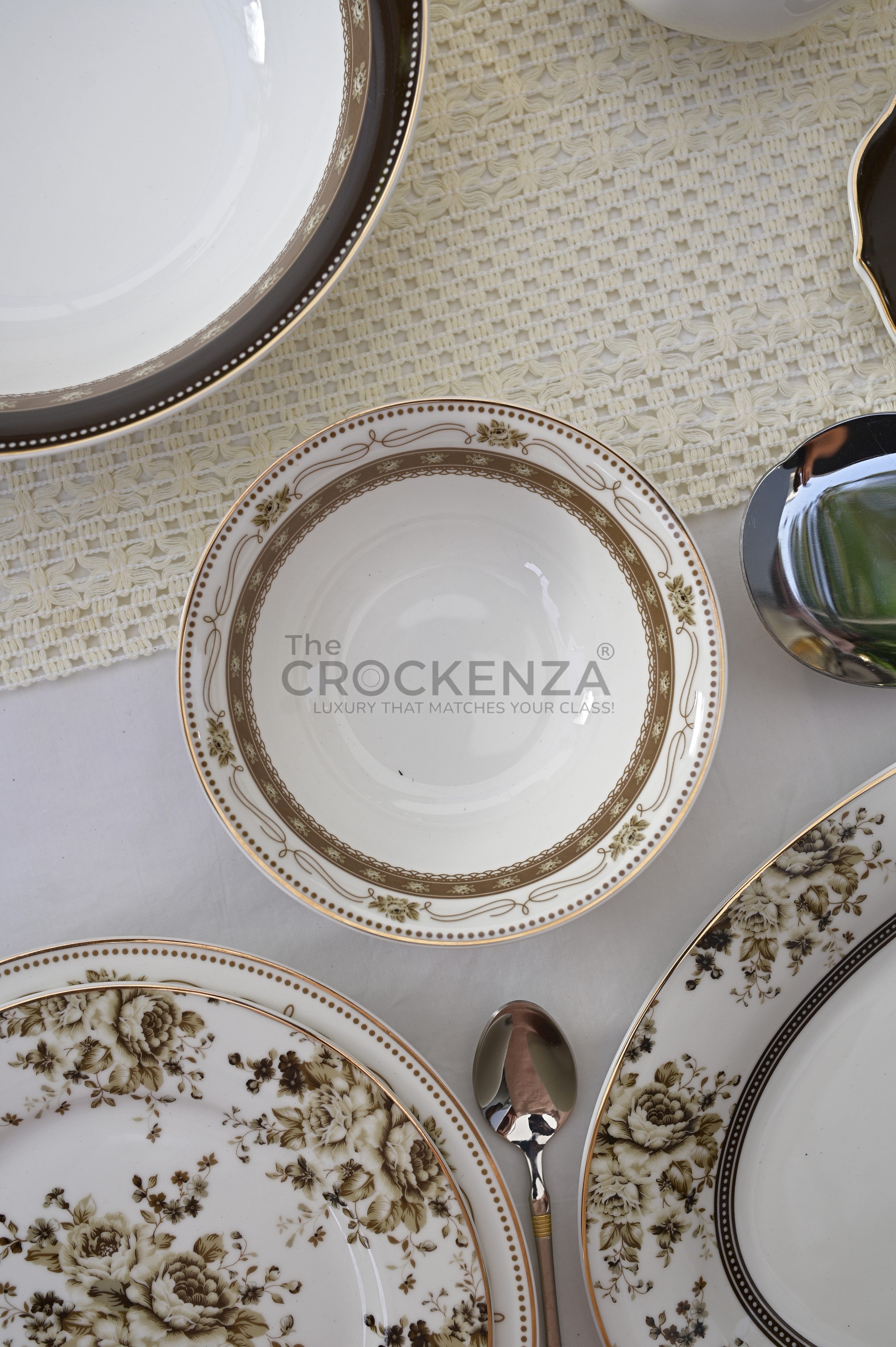 Imported Johnson Bros inspired Luxury Floral Dining Set - Available in two serving sizes