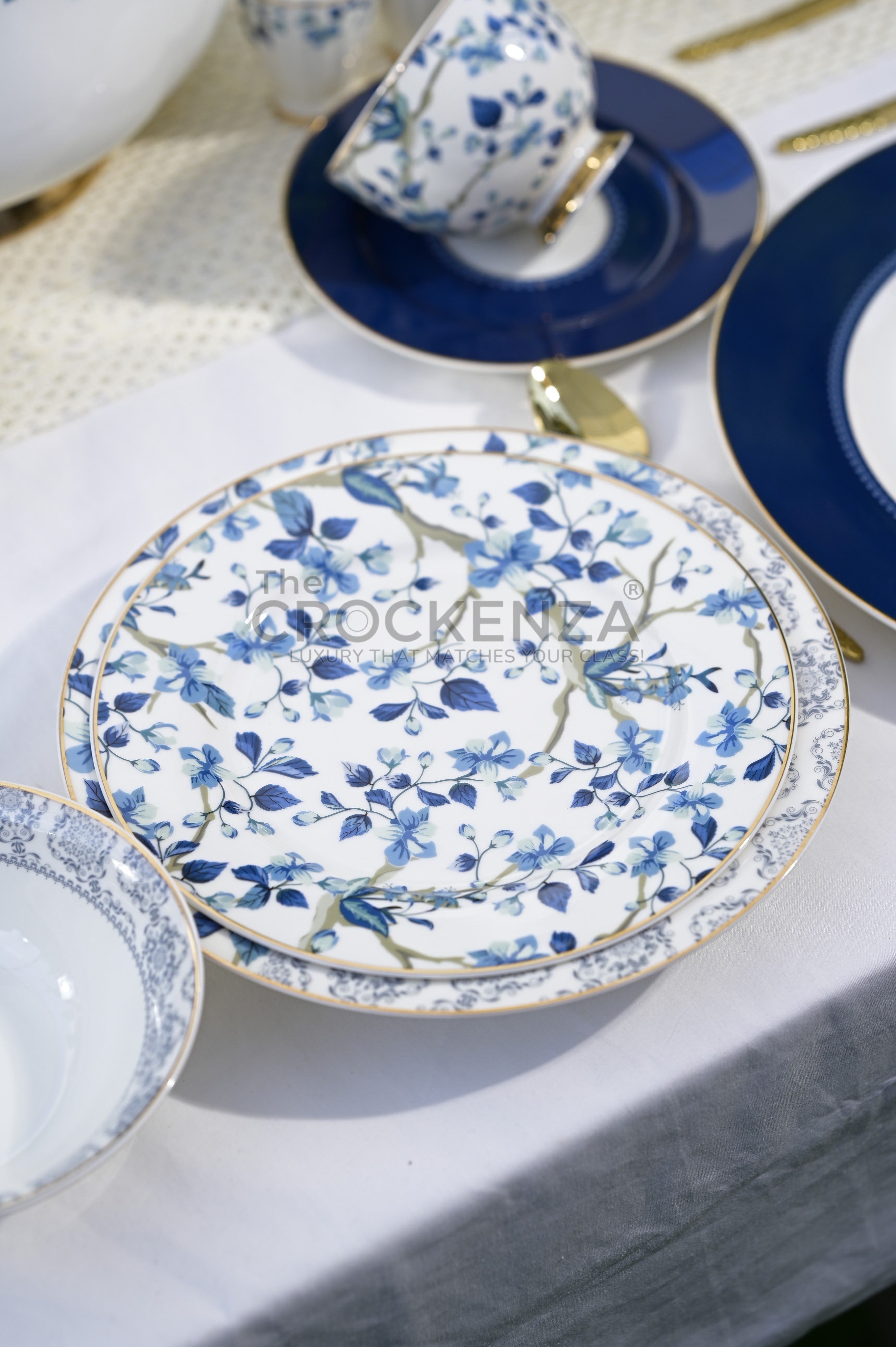Imported Johnson Bros inspired Luxury Floral Dining Set - Available in two serving sizes