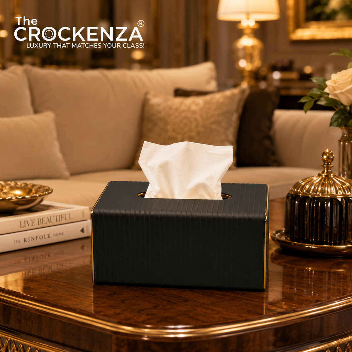 Luxury Premium Tissue Box – Elegant Decorative Tissue Box for Home, Office & Car