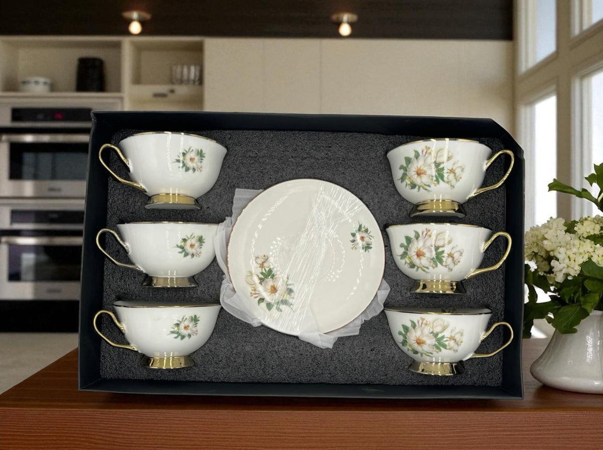 Imperial Elegance Cup & Saucer Set 12 (Pcs)