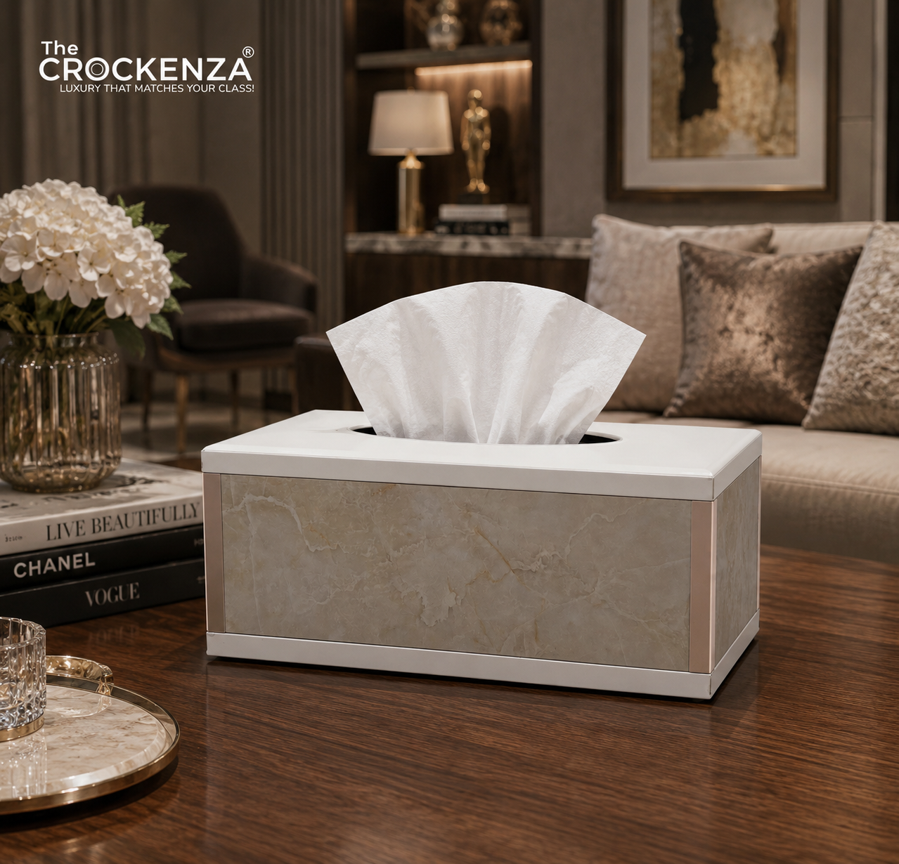 Luxury Premium Tissue Box – Elegant Decorative Tissue Box for Home, Office & Car