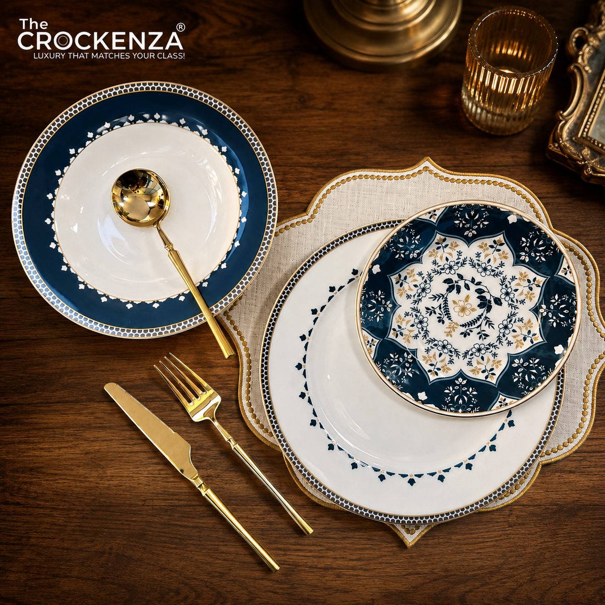 Luxury  Johnson Bros inspired 18-Piece Plate Set – Ideal for 6-Person Table Setting