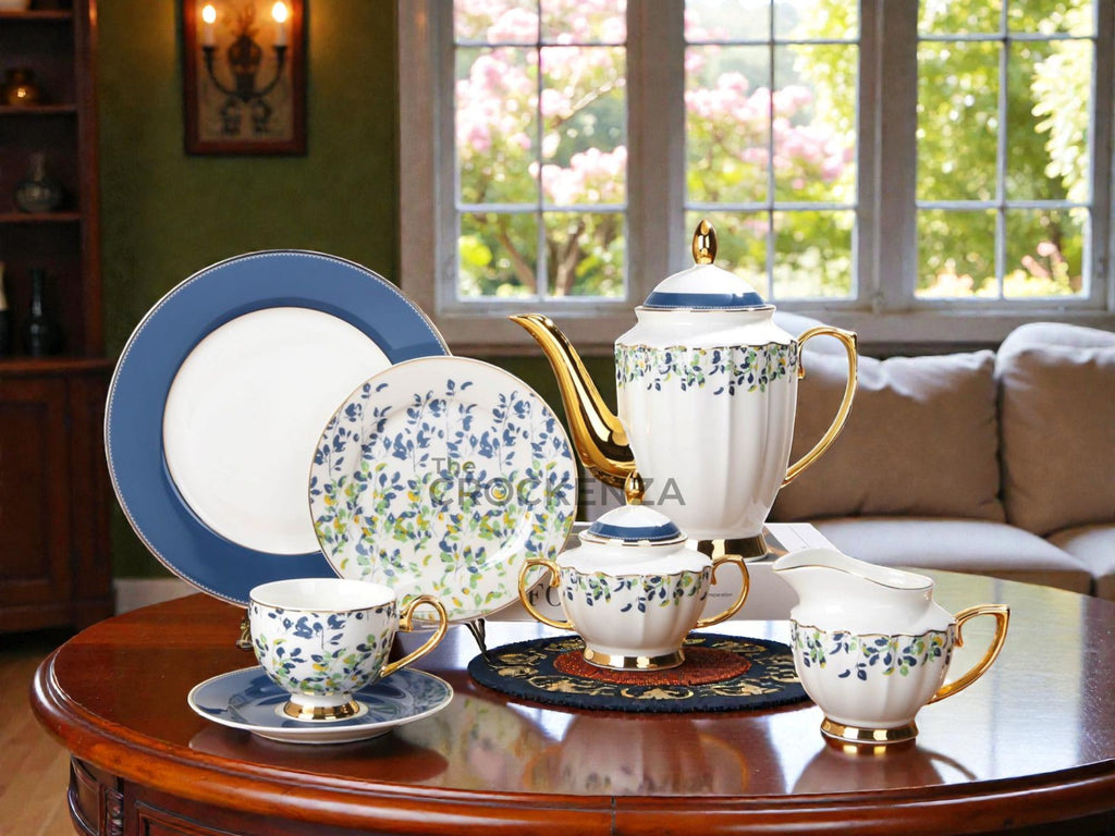 Imported Luxury Johnson Brothers–Inspired Fine Dining Set 24-Piece