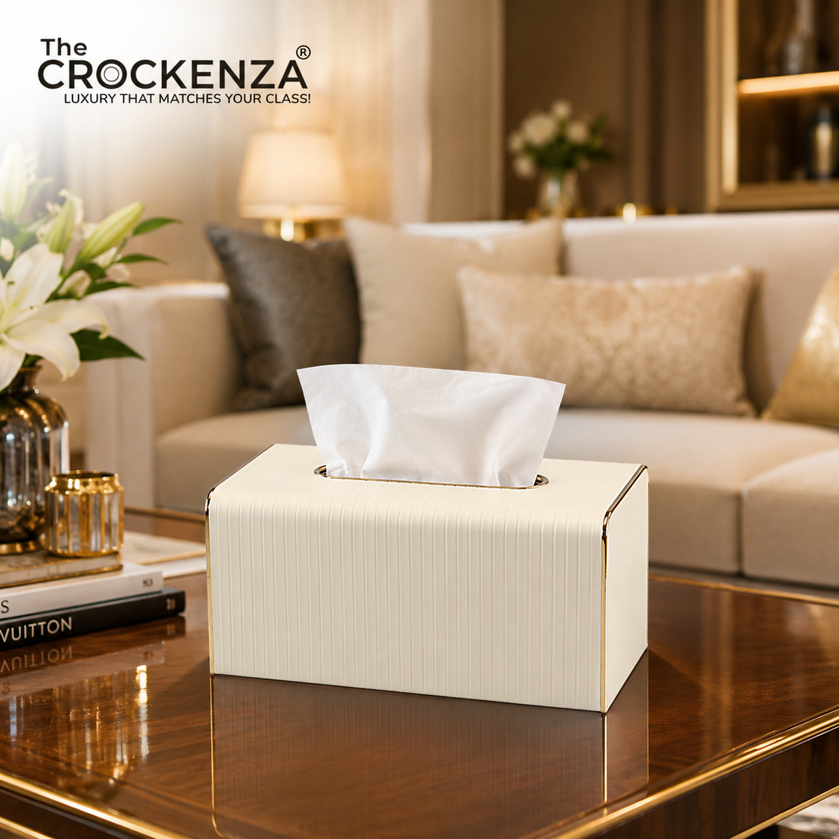 Luxury Premium Tissue Box – Elegant Decorative Tissue Box for Home, Office & Car