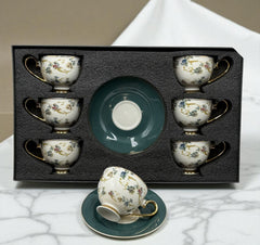 Johnson Bros Savor & Serve – Luxury Cups & Saucers Bone China 12 (Pcs)