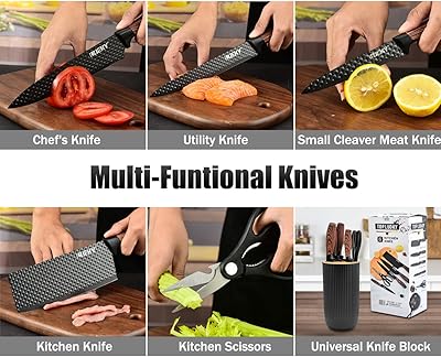 Elevate Your Kitchen Game: The Ultimate 6-Piece Designer Knife Suite
