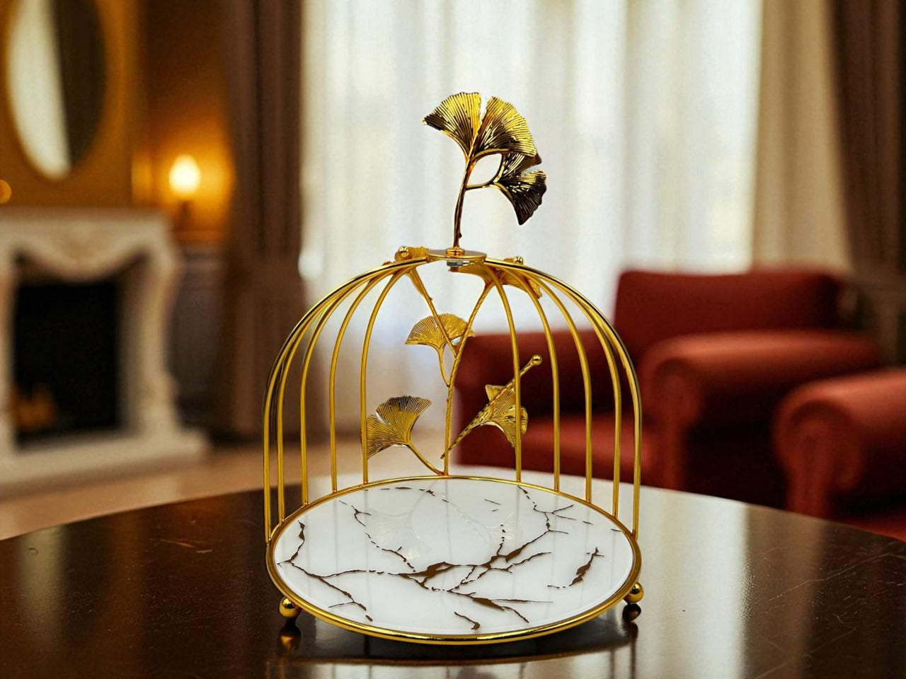 Gold Pastry Serving Stand – Elegant Dessert & Luxury Tableware