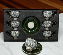 Johnson Bros Savor & Serve – Luxury Cups & Saucers Bone China 12 (Pcs)