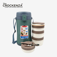 Premium 2.9L Insulated Lunch Box Set with 4 Food Containers & Carry Strap