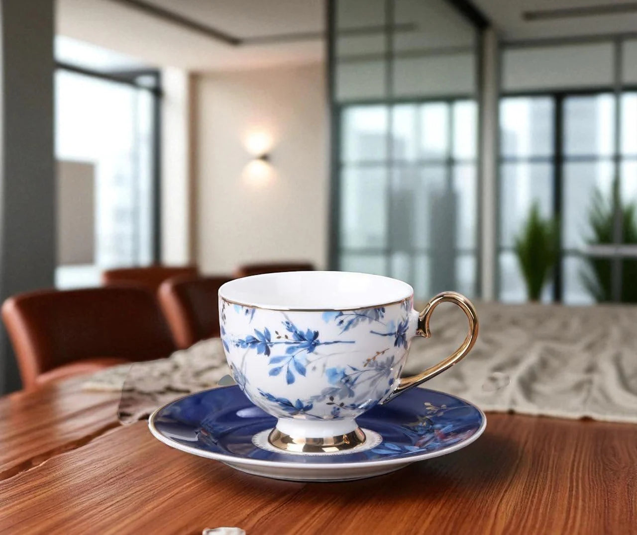 Savor & Serve – Luxury Cups & Saucers 12 (Pcs)