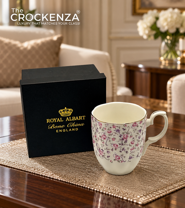 Royal Albert-Inspired Luxury Floral Mug – Single Piece