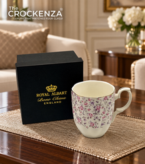 Royal Albert-Inspired Luxury Floral Mug – Single Piece