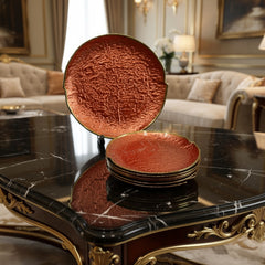 Luxury 7 Pcs Glass Cake Set – Premium Cake Serving Plate Set