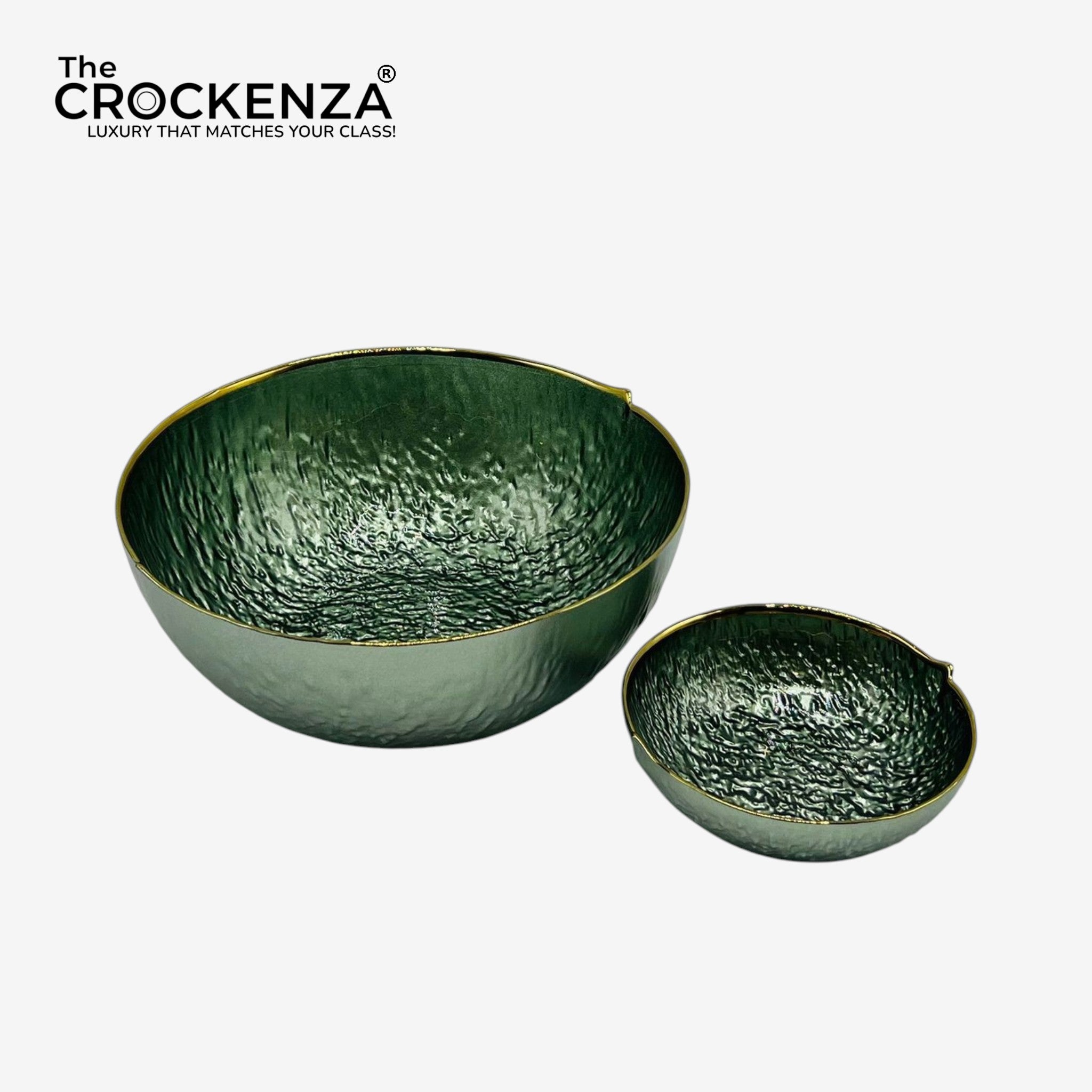 Luxury 7 Pcs Dessert Serving Glass Bowl Set