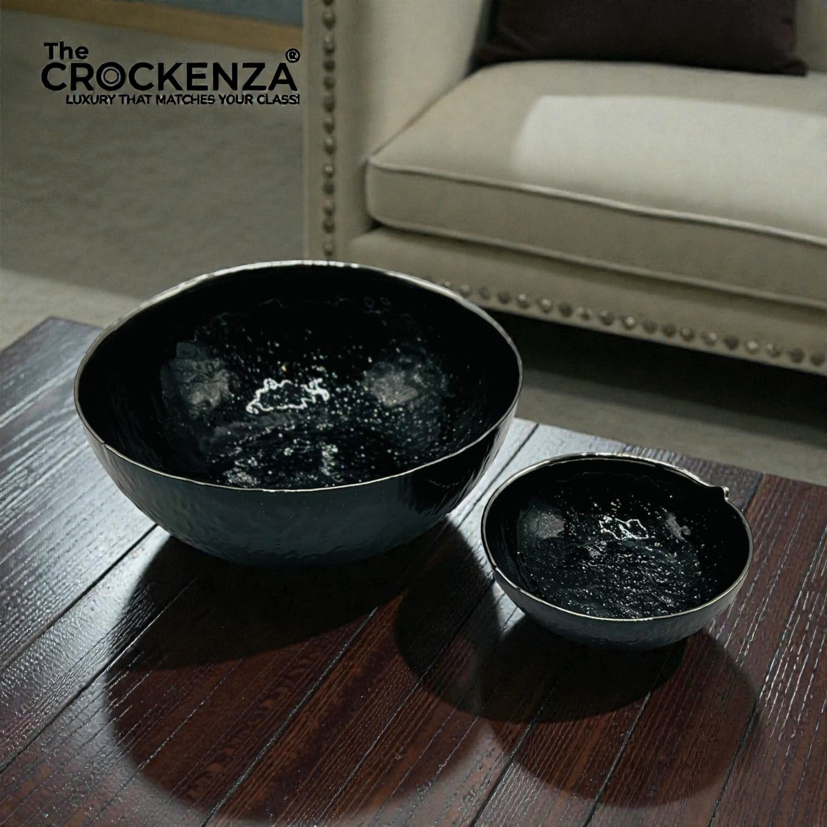 Luxury 7 Pcs Dessert Serving Glass Bowl Set
