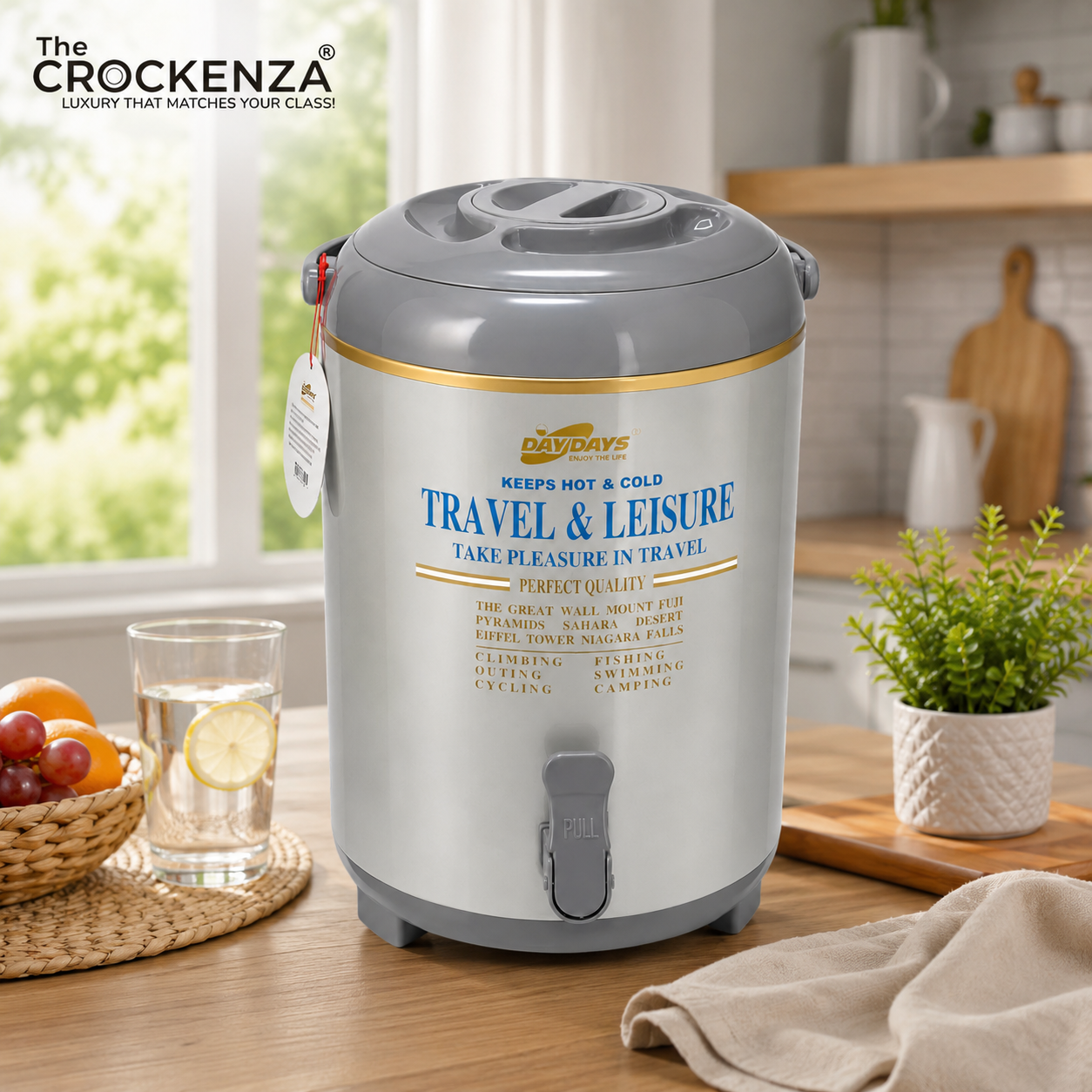 Days N Days 9.5L Premium Insulated Hot & Cold Water Cooler with Tap
