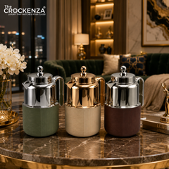 Luxury 1L Insulated Thermos Flask – Premium Hot & Cold Tea & Coffee Pot
