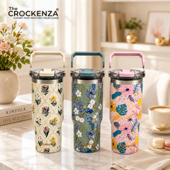 Luxury SITARAYURI 900ML Insulated Coffee Mug with Handle | Stainless Steel Vacuum Travel Tumbler