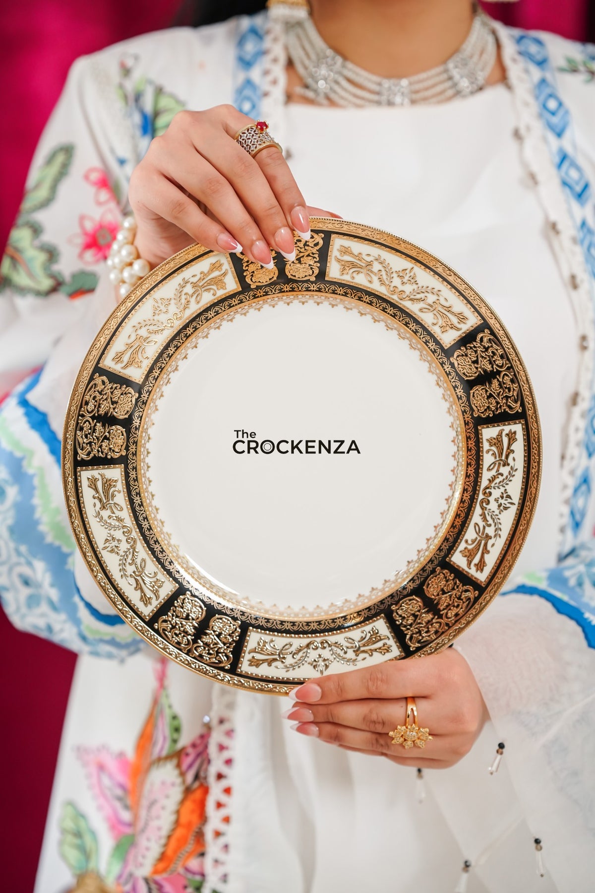 Yamasen Japan-Inspired Gold-plated Royal Dining Set | Available in 8 and 12 Person Serving