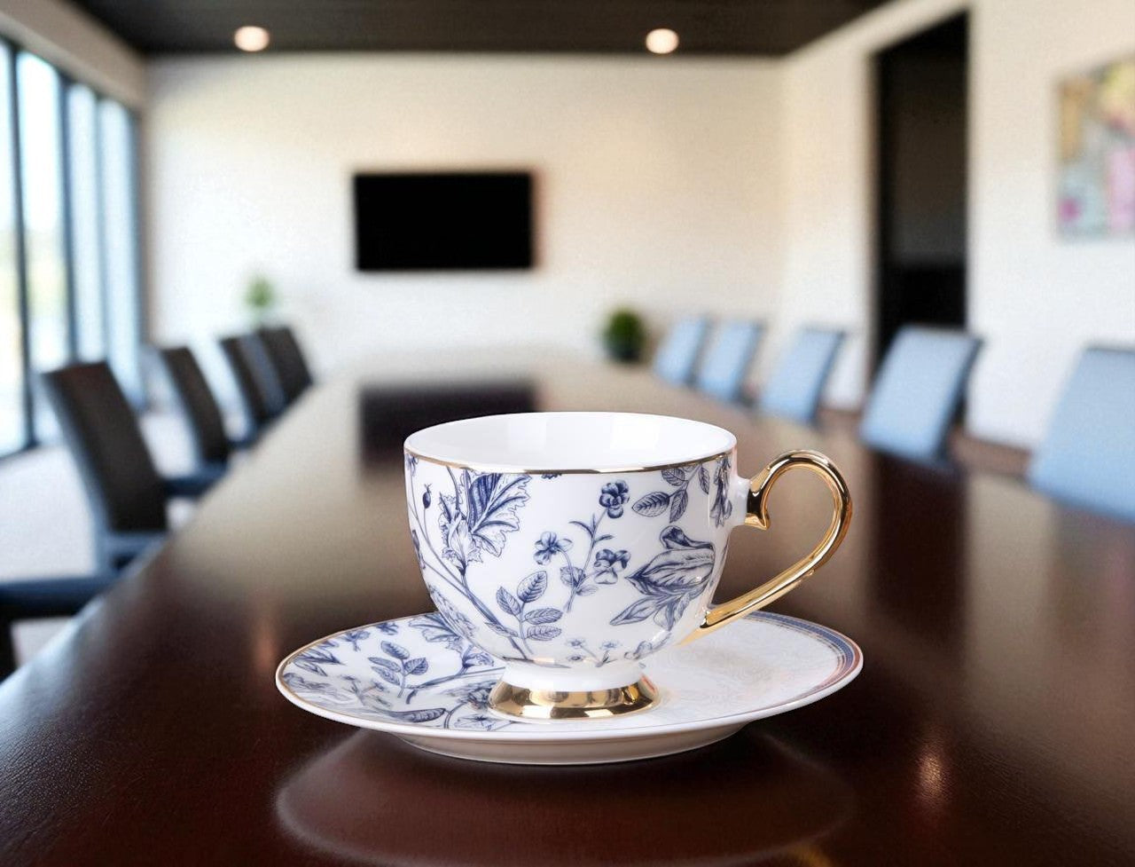 Savor & Serve – Luxury Cups & Saucers 12 (Pcs)