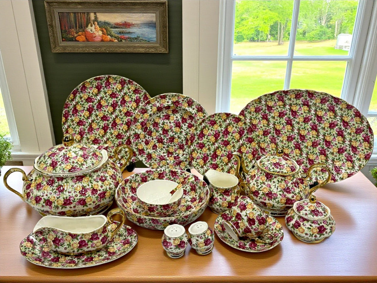 Imported Premium Royal Albert style 75 Pcs Dinner Set - 8 Person Serving