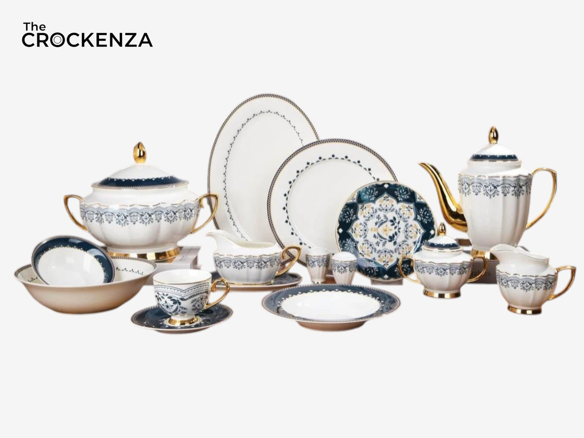 Premium Imported Johnson Bros inspired Dining Set - Available in two serving sizes (DS-471)