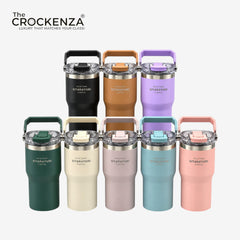 Sitarayuri Travel Tumbler with Carry Handle & Flip-Top Lid – Multiple Colours