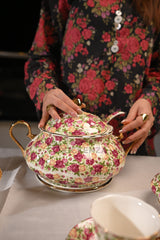 Imported Premium Royal Albert style 75 Pcs Dinner Set - 8 Person Serving